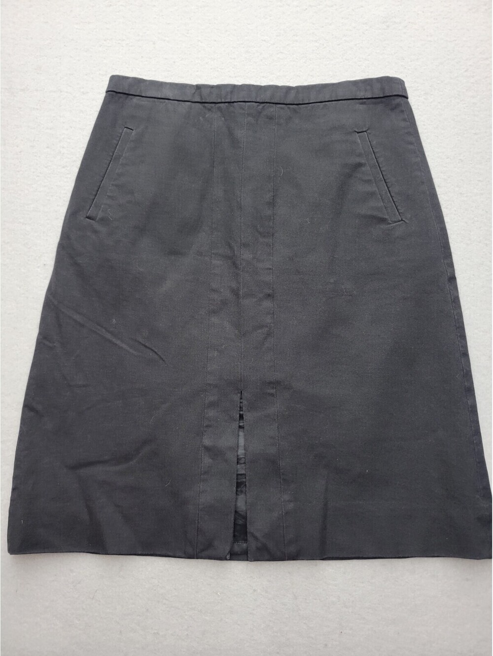 J.Crew Women's Skirt Size 4 Black Mini Pencil Solid Knit